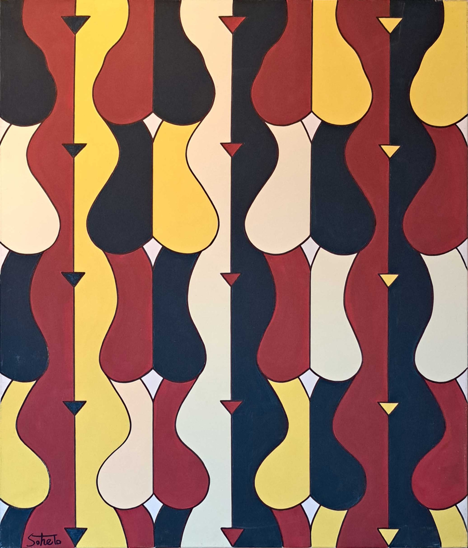 Abstract Canvas IV — Acrylic on canvas